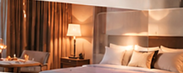 Hotel room at The Crosby